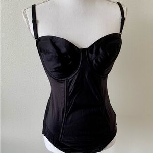 Vintage 1972 Black Teddy Lingerie 40c
